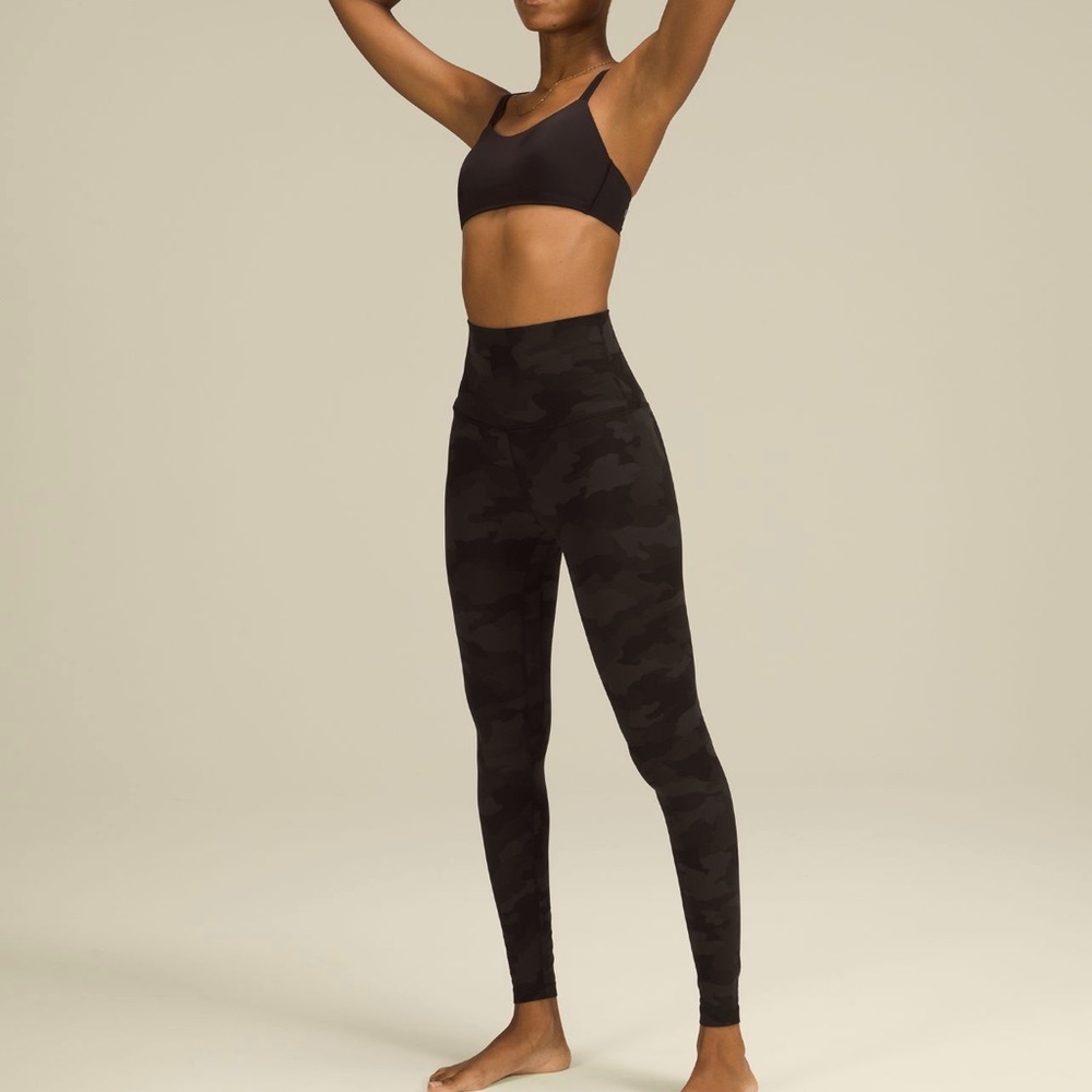 lululemon athletica Black Camo Leggings